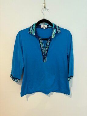 Vintage Averado Bessi Italy V-Neck Top Sz 10